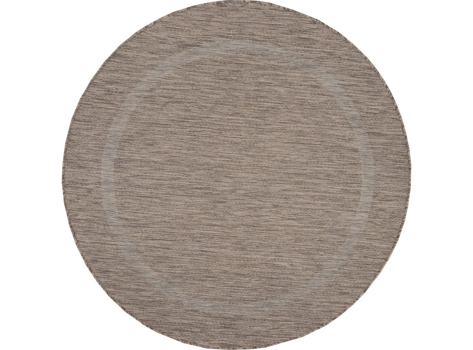 Kusový koberec Relax 4311 Brown kruh