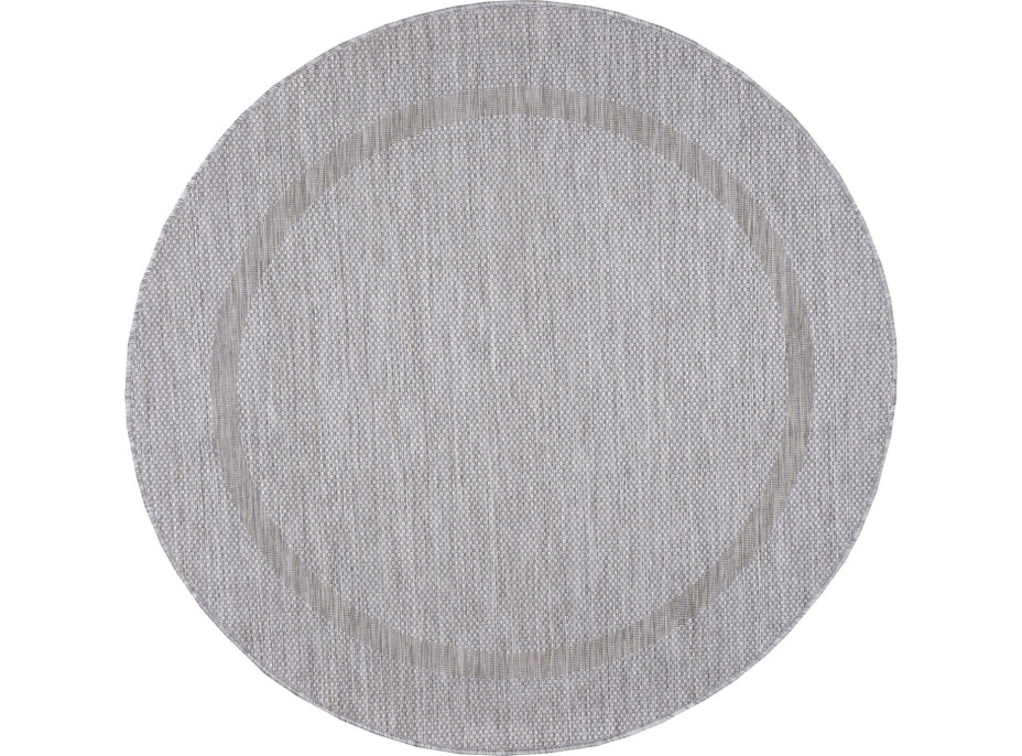 Kusový koberec Relax 4311 Silver kruh