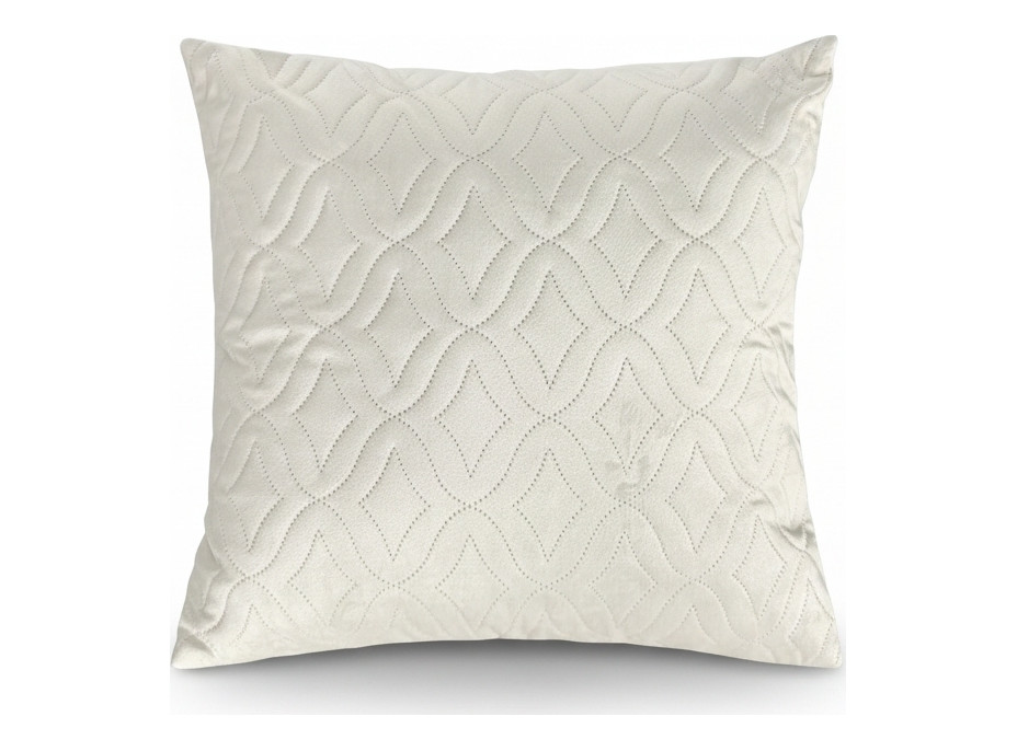 Obliečka na vankúš VISTA Velvet - 45x45 cm - krémová