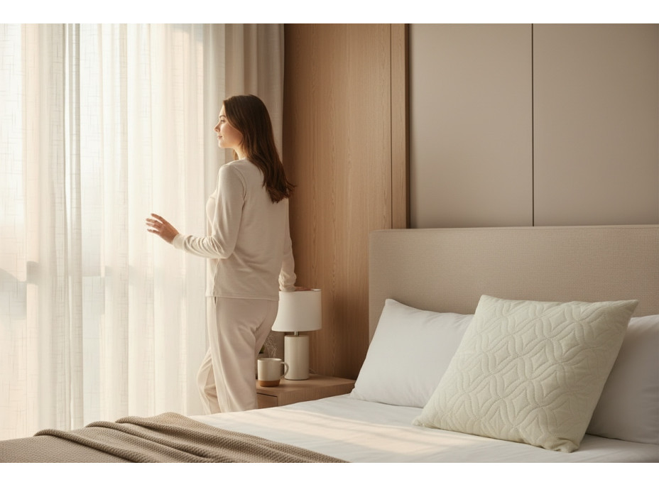 Obliečka na vankúš VISTA Velvet - 45x45 cm - krémová