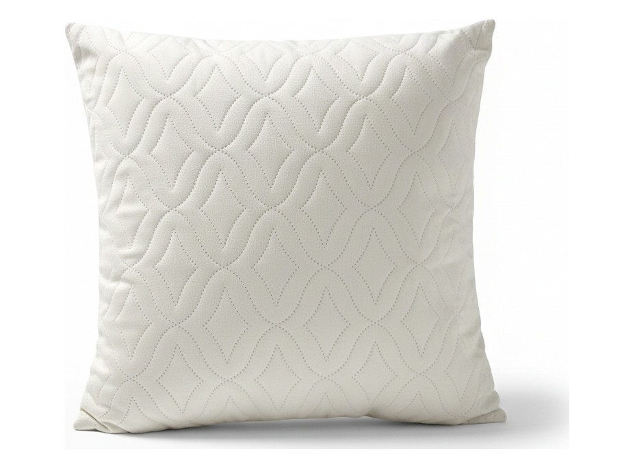 Obliečka na vankúš VISTA Velvet - 45x45 cm - krémová