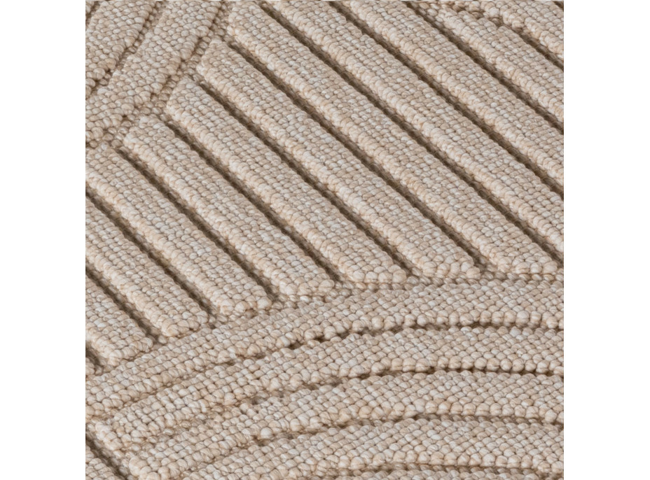 Kusový koberec Helix 2201 beige kruh