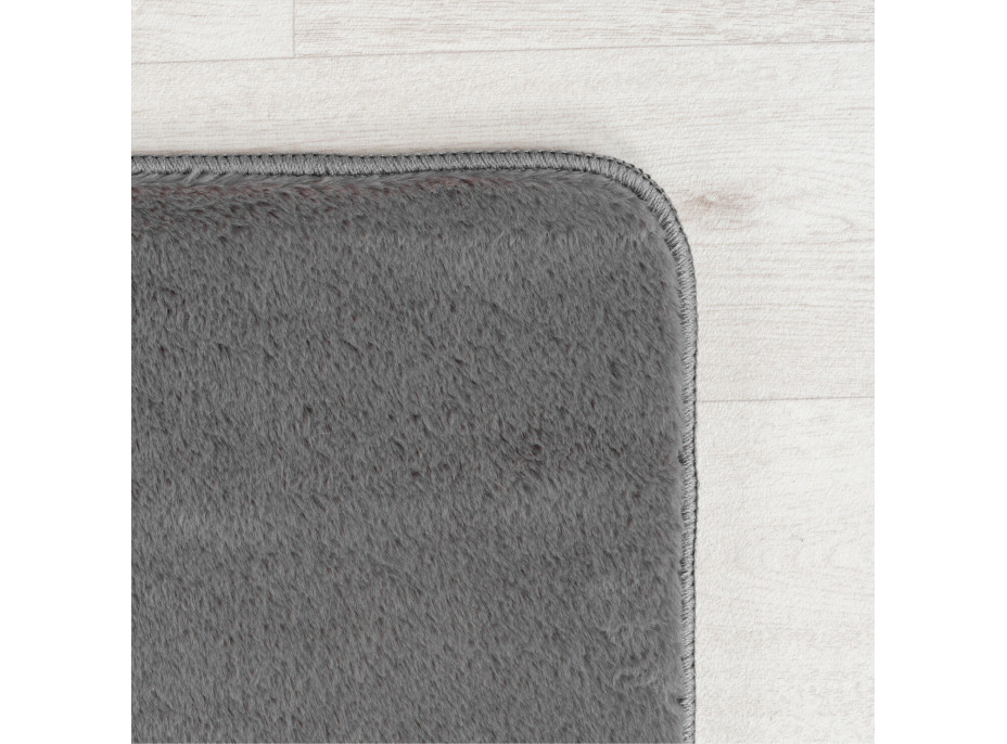 Kusový koberec Joy 1400 grey kruh