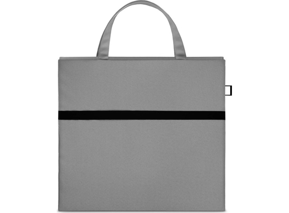 Skladacia podložka SURVIVAL s vankúšom - 180x50 cm - šedá