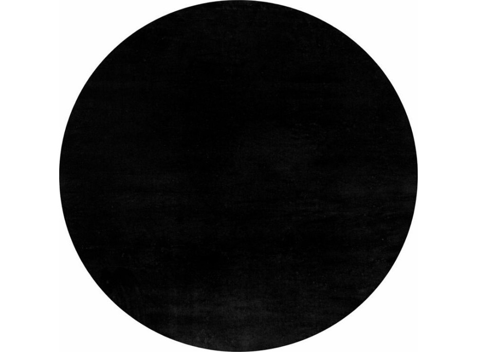 Kusový koberec Joy 1400 black kruh