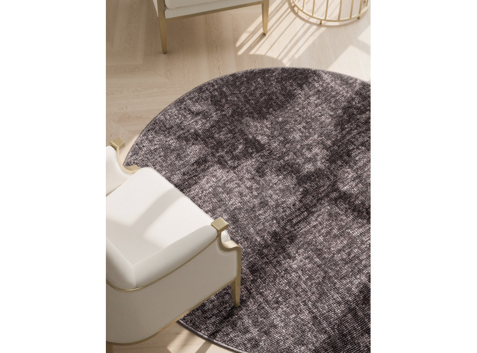 Kusový koberec Brilliance Prisma 106311 Brown z kolekcie Elle kruh