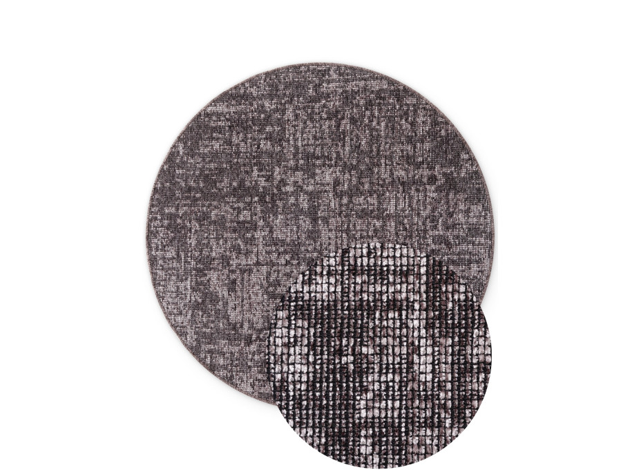 Kusový koberec Brilliance Prisma 106311 Brown z kolekce Elle kruh