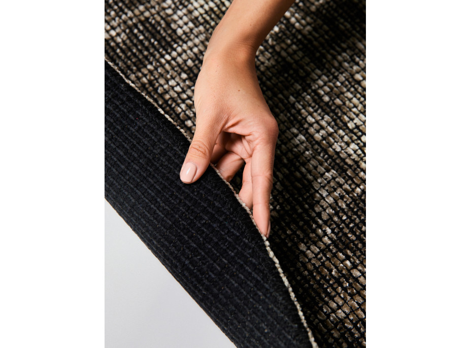 Kusový koberec Brilliance Prisma 106312 Beige z kolekcie Elle kruh