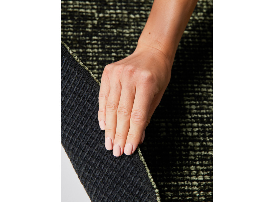 Kusový koberec Brilliance Prisma 106313 Green z kolekcie Elle kruh