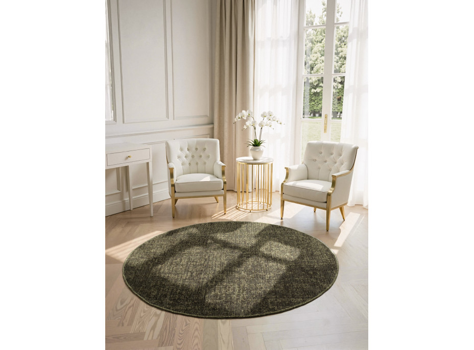 Kusový koberec Brilliance Prisma 106313 Green z kolekcie Elle kruh