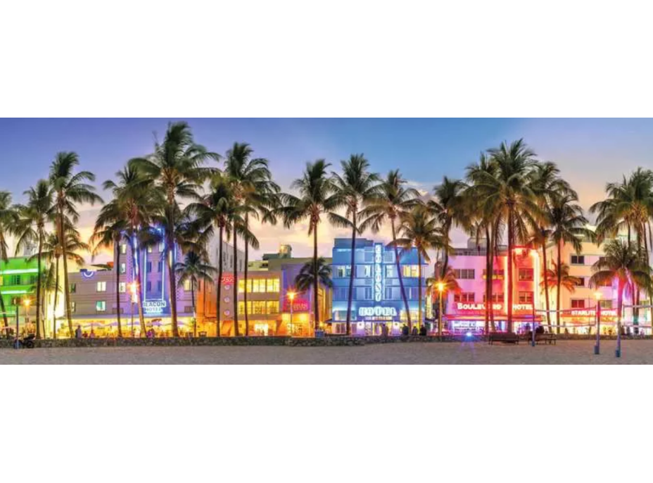RAVENSBURGER Panoramatické puzzle Ocean Drive 1000 dielikov
