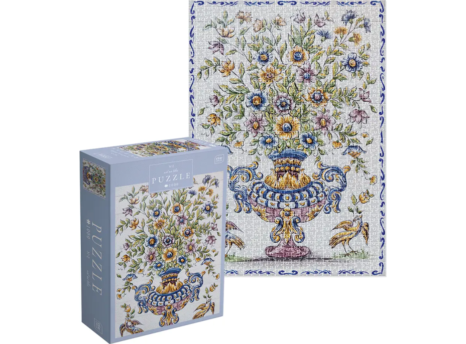 INTERDRUK Puzzle Art on Tiles 2: Kytica 1000 dielikov