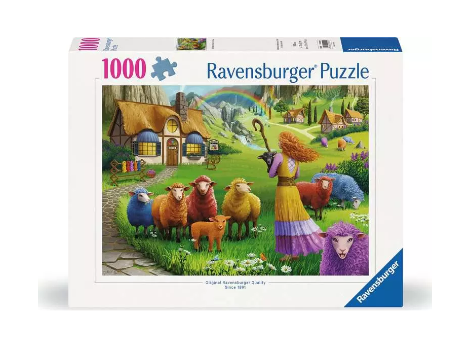 RAVENSBURGER Puzzle Farebná vlna 1000 dielikov