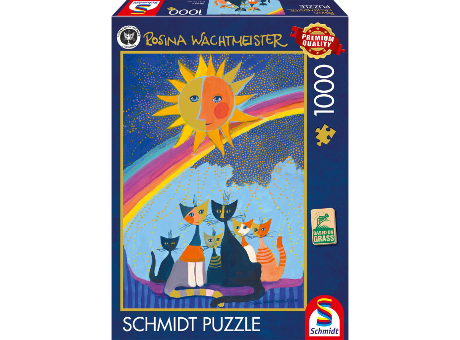 SCHMIDT Puzzle V zlatom daždi 1000 dielikov