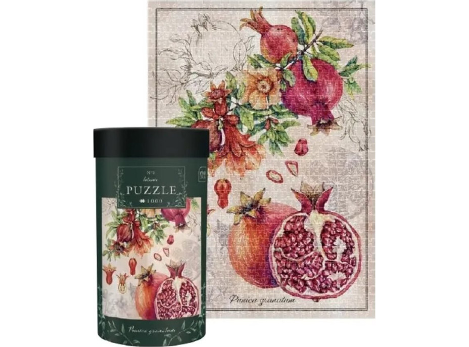 INTERDRUK Puzzle Botanic: Granátové jablko 1000 dielikov