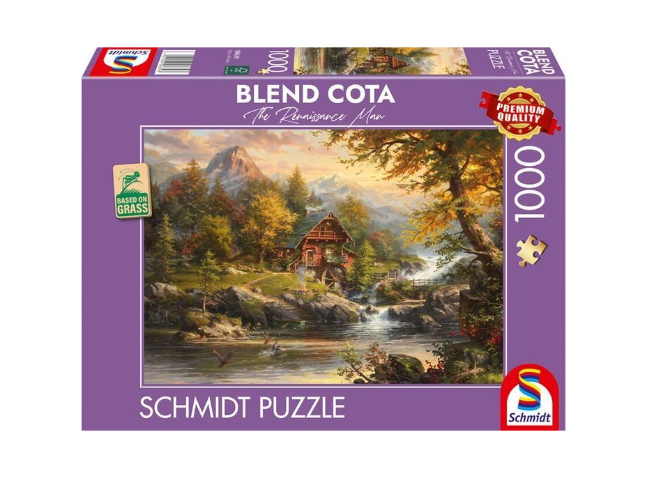 SCHMIDT Puzzle Letný dom 1000 dielikov