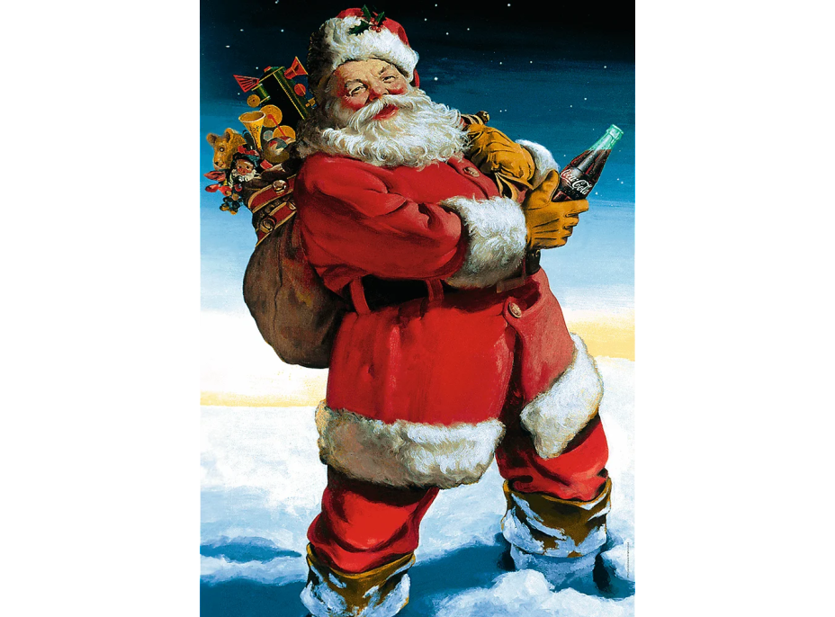 TREFL Puzzle Coca-Cola: Santa Claus v snehu 1000 dielikov