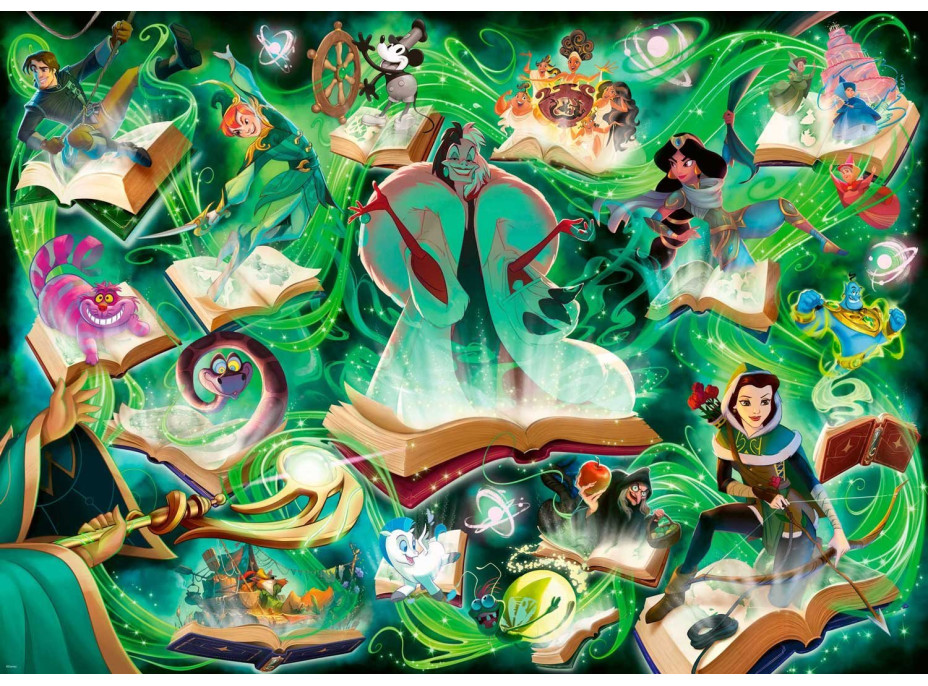 RAVENSBURGER Puzzle Disney Lorcana - Glimmers of the Realm: Smaragd 1000 dielikov