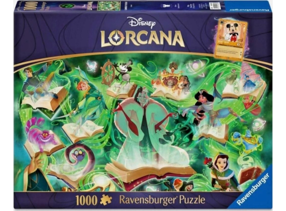 RAVENSBURGER Puzzle Disney Lorcana - Glimmers of the Realm: Smaragd 1000 dielikov