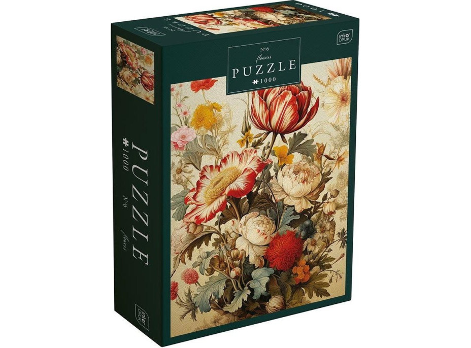 INTERDRUK Puzzle Flowers 6: Kytica 1000 dielikov