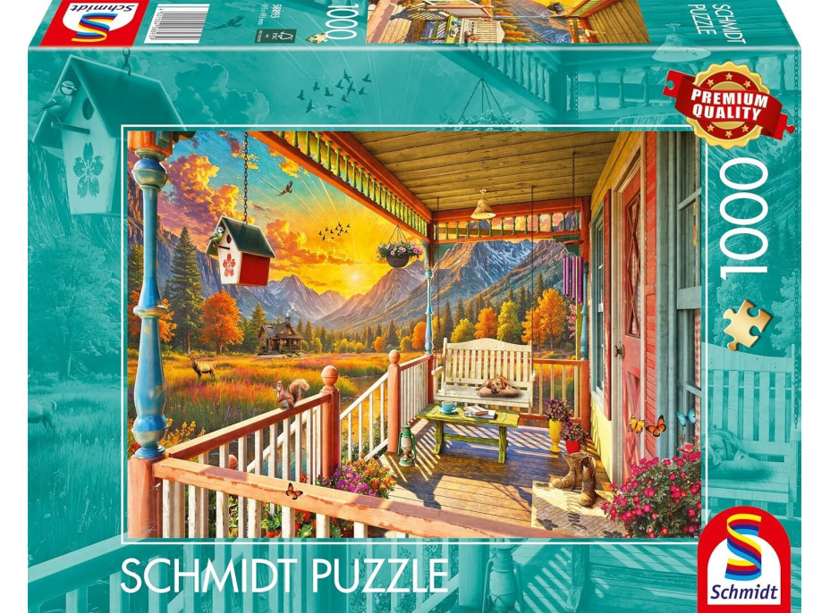 SCHMIDT Puzzle Horská veranda 1000 dielikov