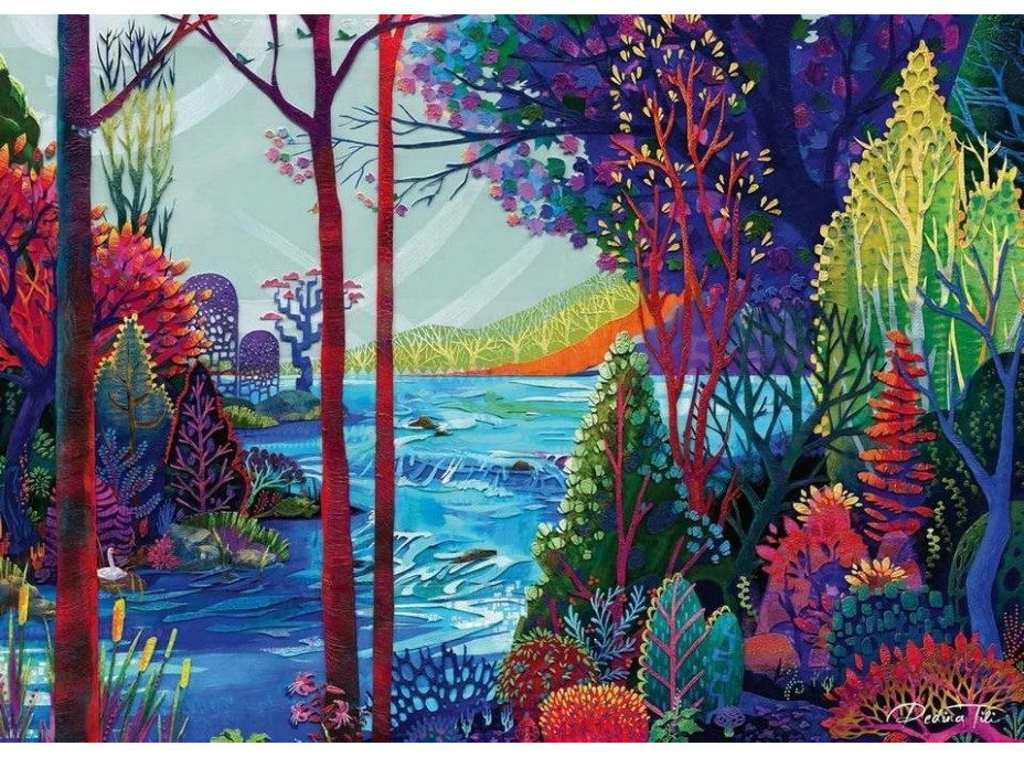 RAVENSBURGER Puzzle Indigový les 1000 dielikov