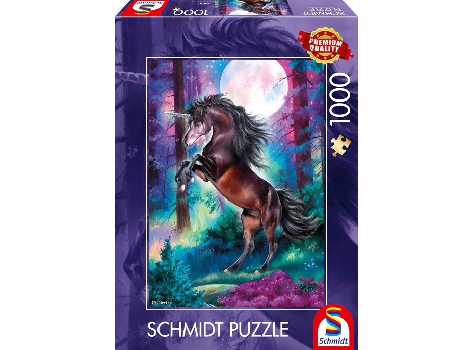 SCHMIDT Puzzle Jednorožec pri splne 1000 dielikov