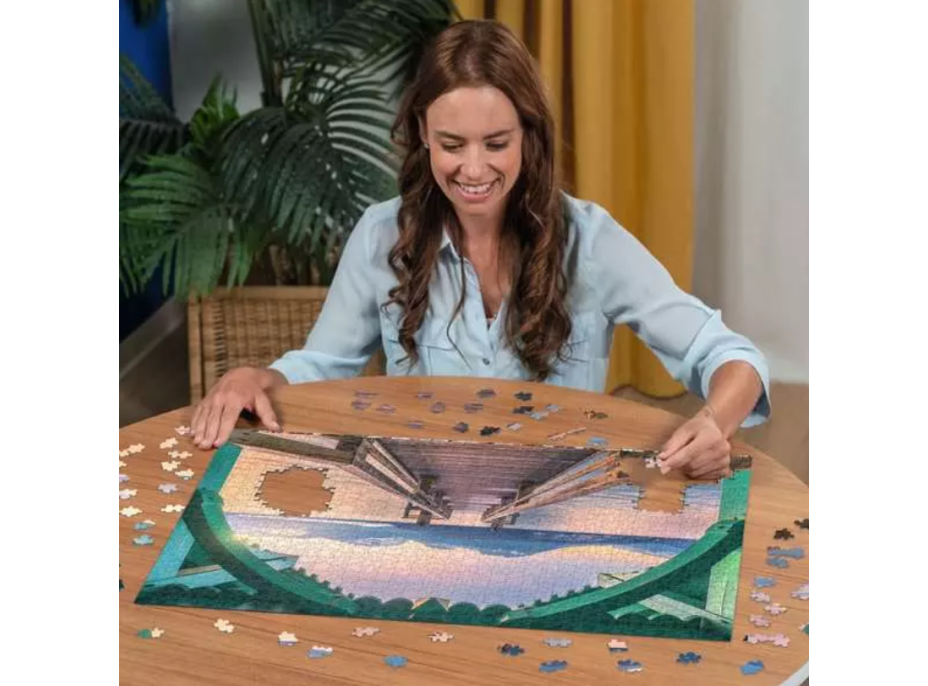 RAVENSBURGER Puzzle Jazero Annecy 1000 dielikov