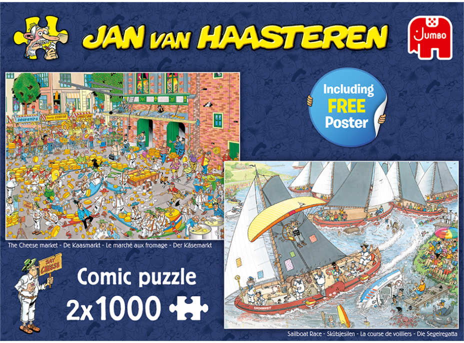 JUMBO Puzzle JvH Holandskej tradície 2x1000 dielikov