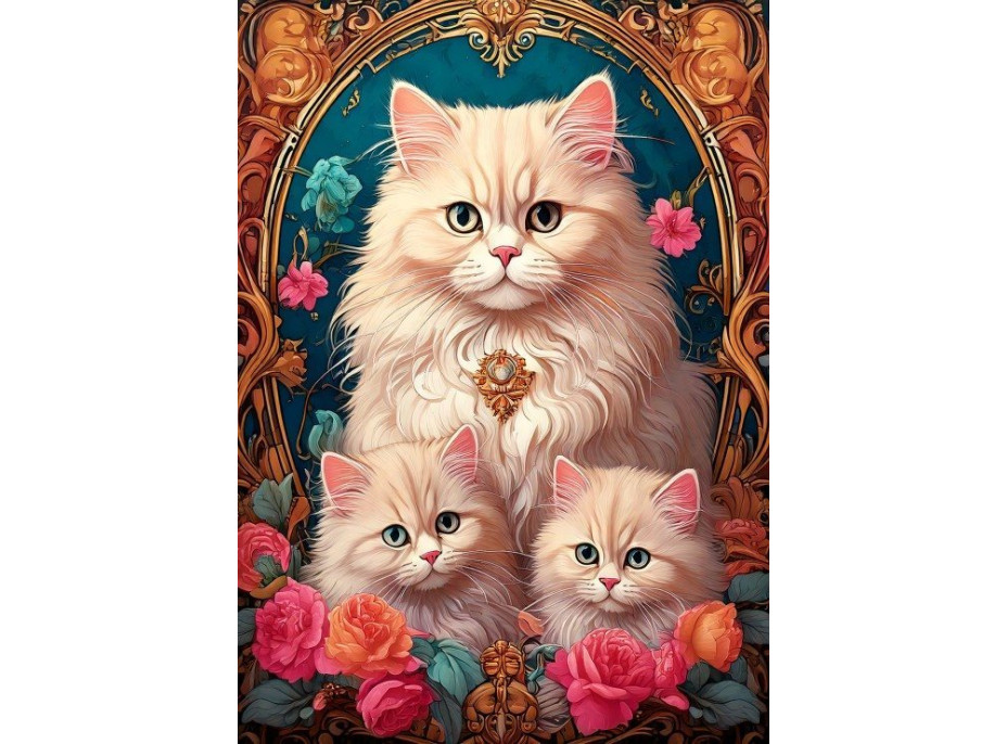 BLUEBIRD Puzzle Mačacie trio 300 dielikov