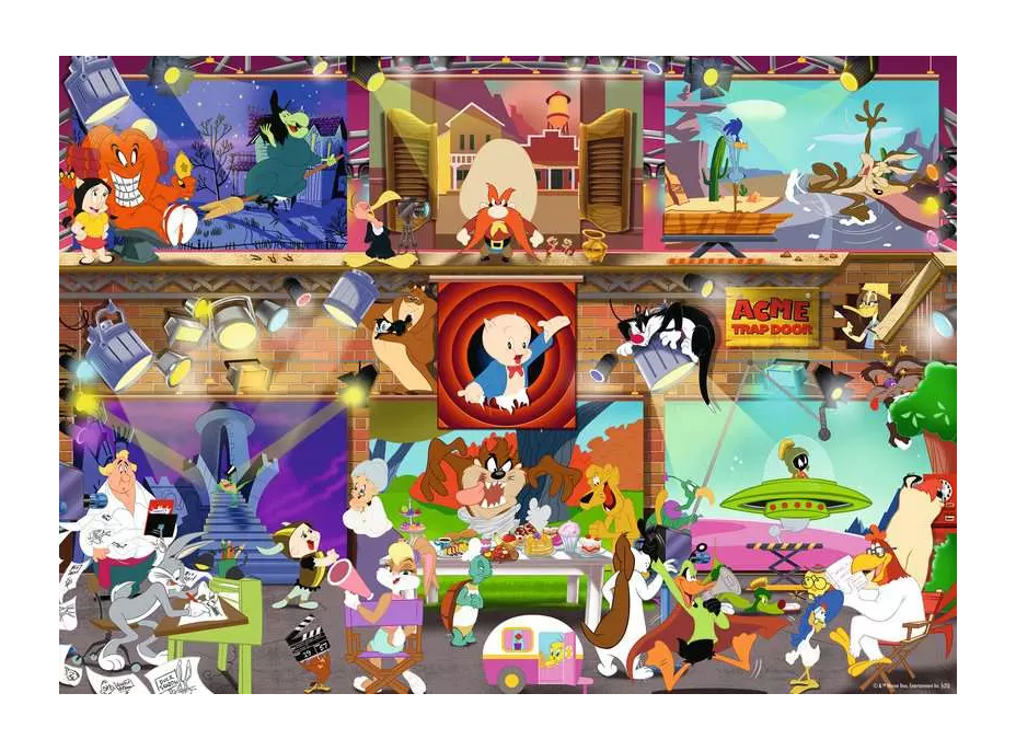 RAVENSBURGER Puzzle Looney Tunes Studio 1000 dielikov