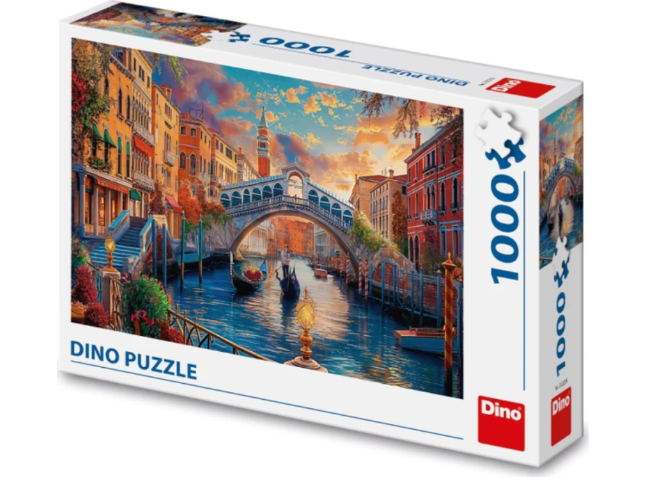 DINO Puzzle Maľované Benátky 1000 dielikov