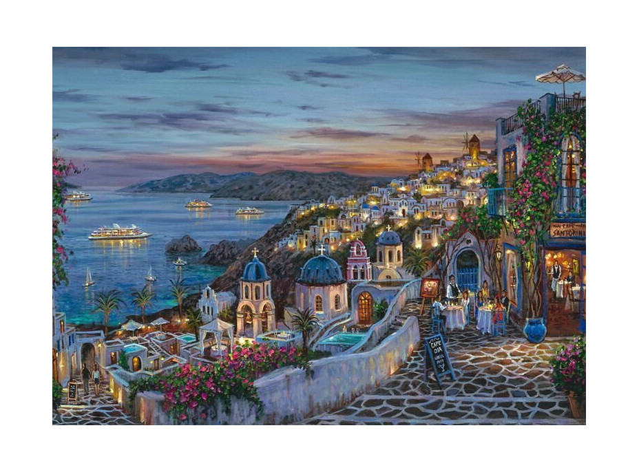 SCHMIDT Puzzle Západ slnka nad Santorini 1000 dielikov