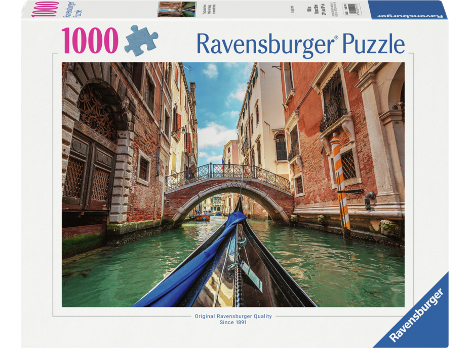 RAVENSBURGER Puzzle Plavba Benátkami 1000 dielikov