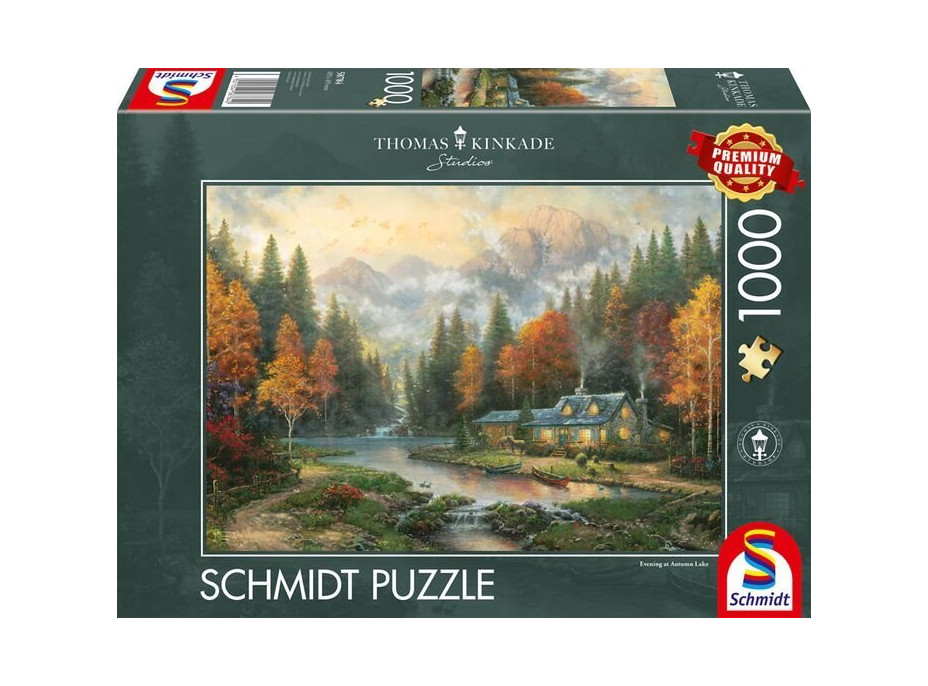 SCHMIDT Puzzle Večer pri jesennom jazere 1000 dielikov