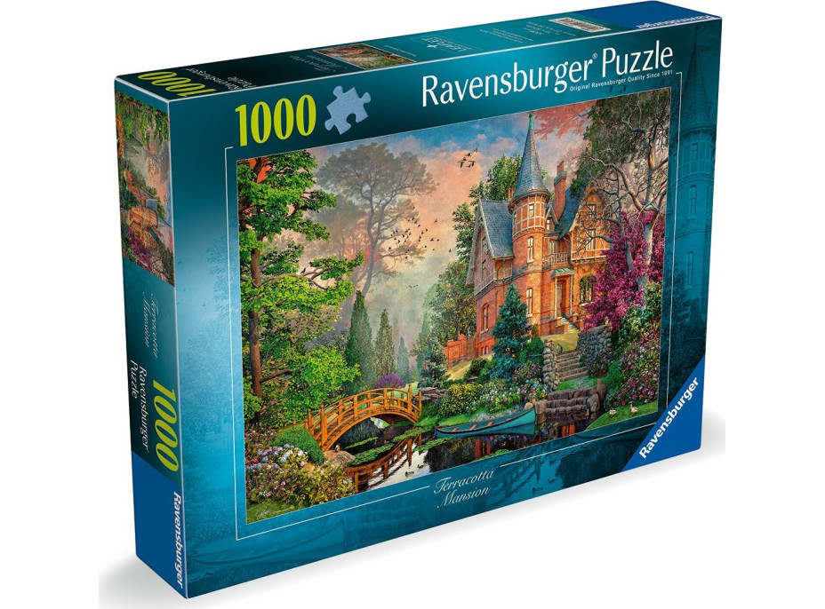 RAVENSBURGER Puzzle Pozoruhodný terakotový dom 1000 dielikov