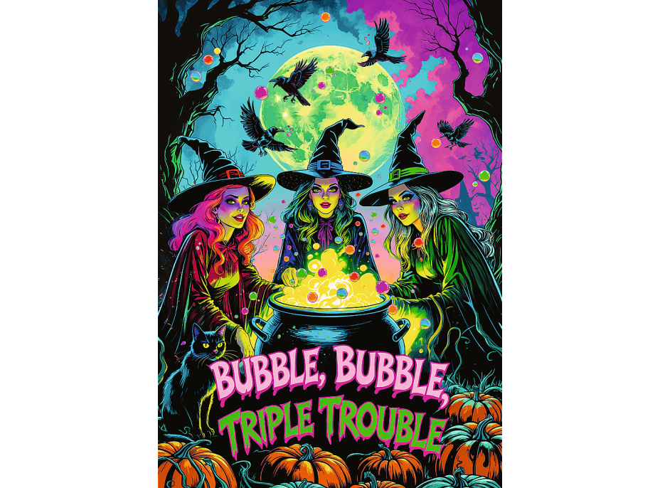 TREFL Puzzle Premium Plus Hall of Horror: Čarodejnica 1000 dielikov