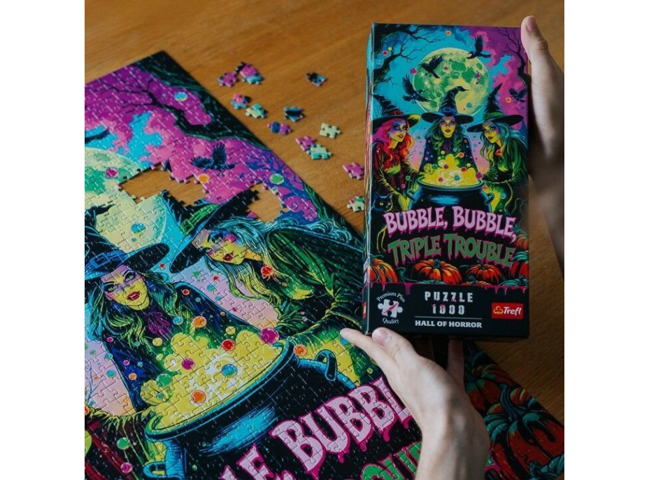 TREFL Puzzle Premium Plus Hall of Horror: Čarodejnica 1000 dielikov