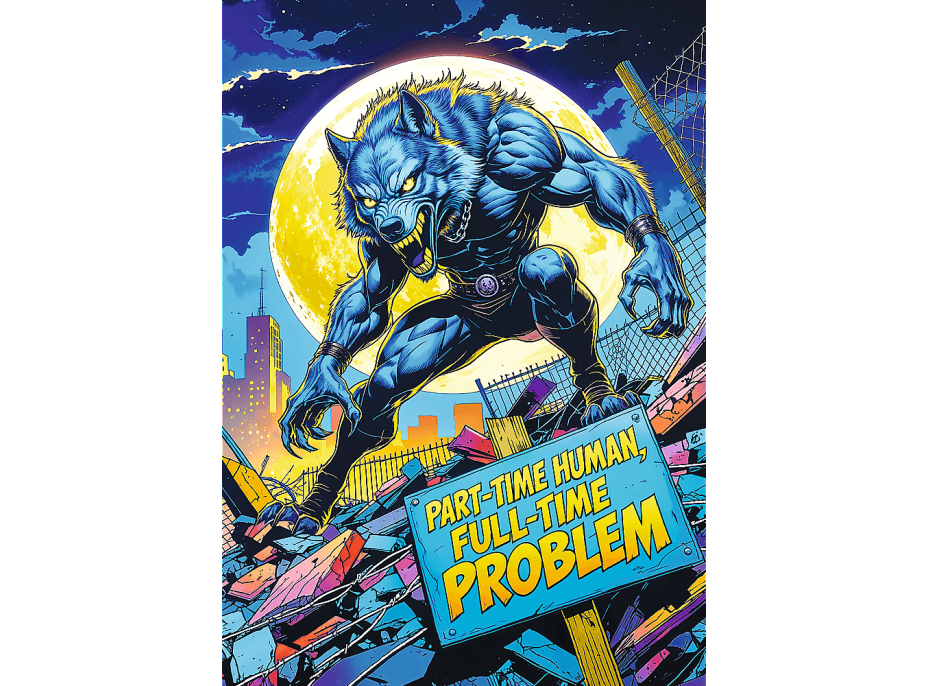 TREFL Puzzle Premium Plus Hall of Horror: Vlkolak 1000 dielikov