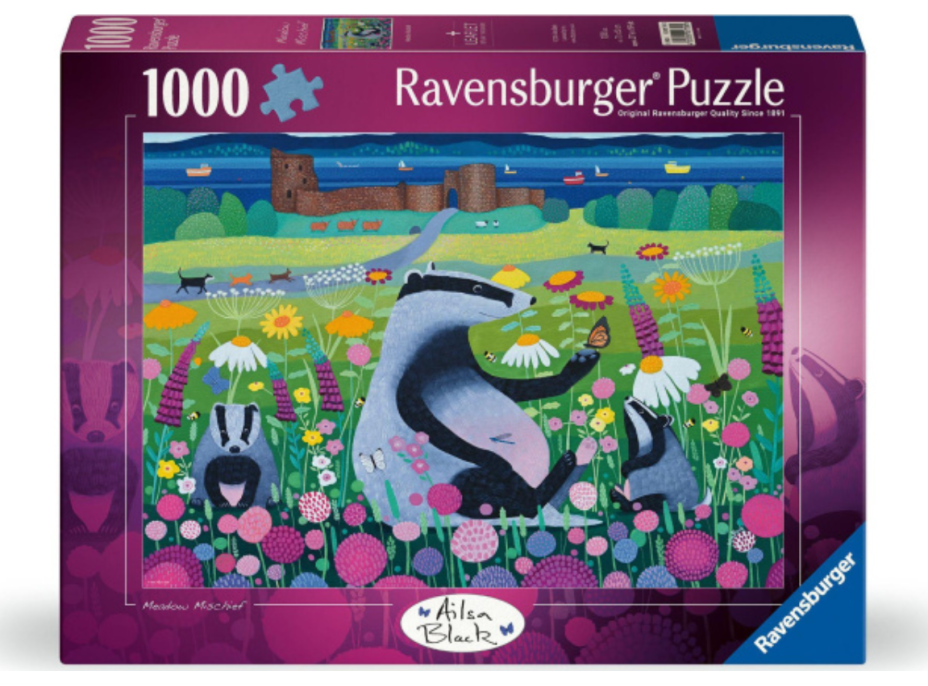 RAVENSBURGER Puzzle Roštárne medzi kvetinami 1000 dielikov