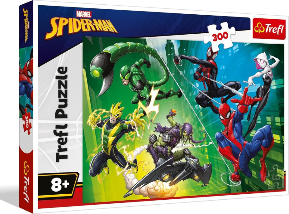TREFL Puzzle Spiderman: V pavúčej sieti 300 dielikov