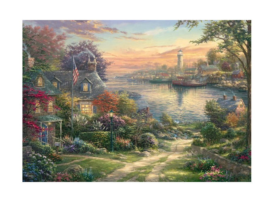 SCHMIDT Puzzle Prístav Nové Anglicko 1000 dielikov