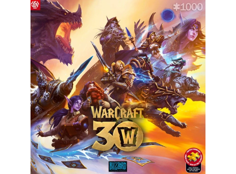 GOOD LOOT Puzzle War of Warcraft: 30th Anniversary 1000 dielikov