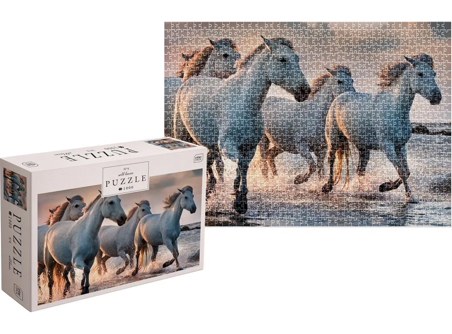 INTERDRUK Puzzle Wild Horses 4: Divoké kone 1000 dielikov