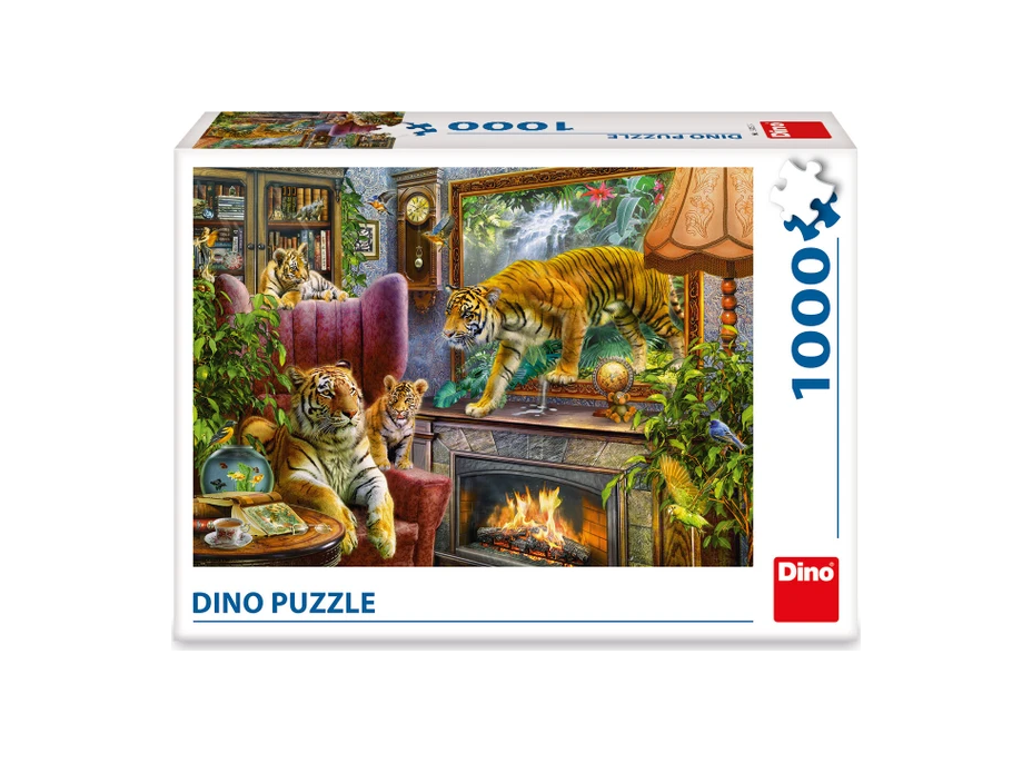 DINO Puzzle Z obrazu: Tigre 1000 dielikov