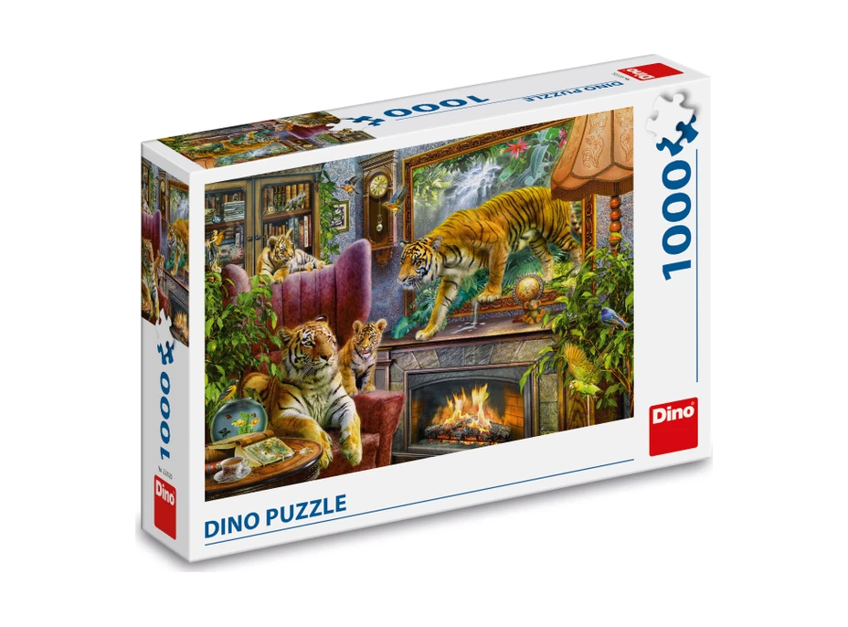 DINO Puzzle Z obrazu: Tigre 1000 dielikov