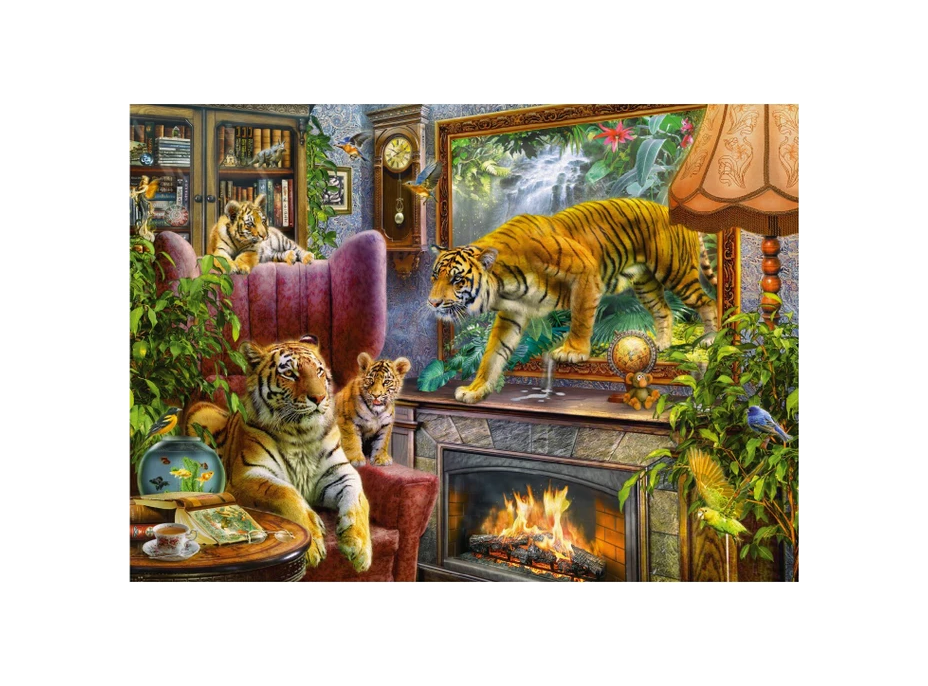 DINO Puzzle Z obrazu: Tigre 1000 dielikov