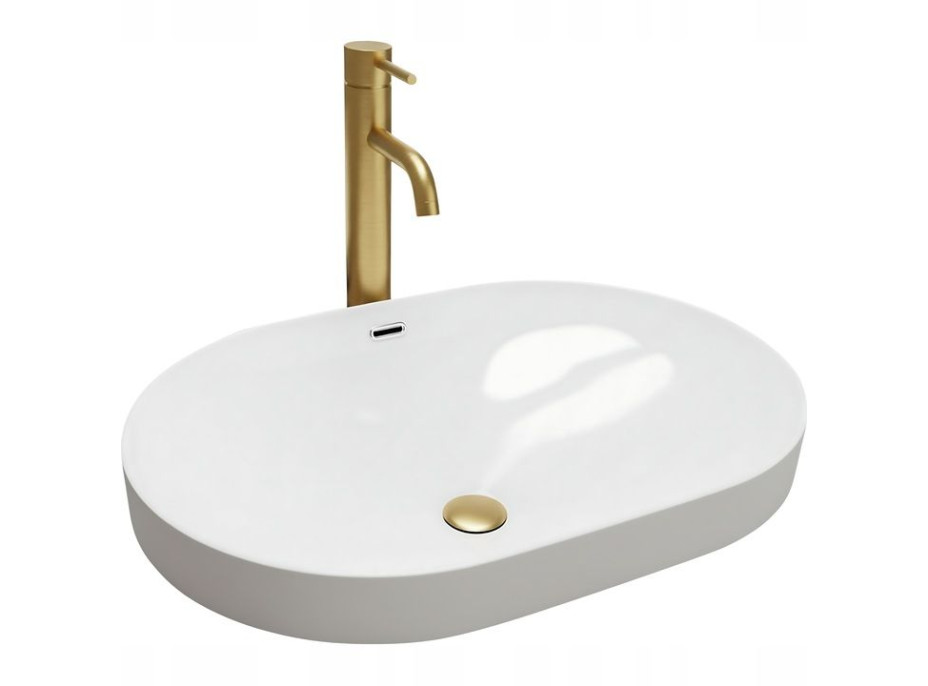 Keramické umývadlo BASARO TERRA - biele