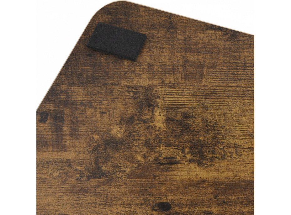 Stojan na kvety BASTIAN RUSTIC - grafitový/starený dub