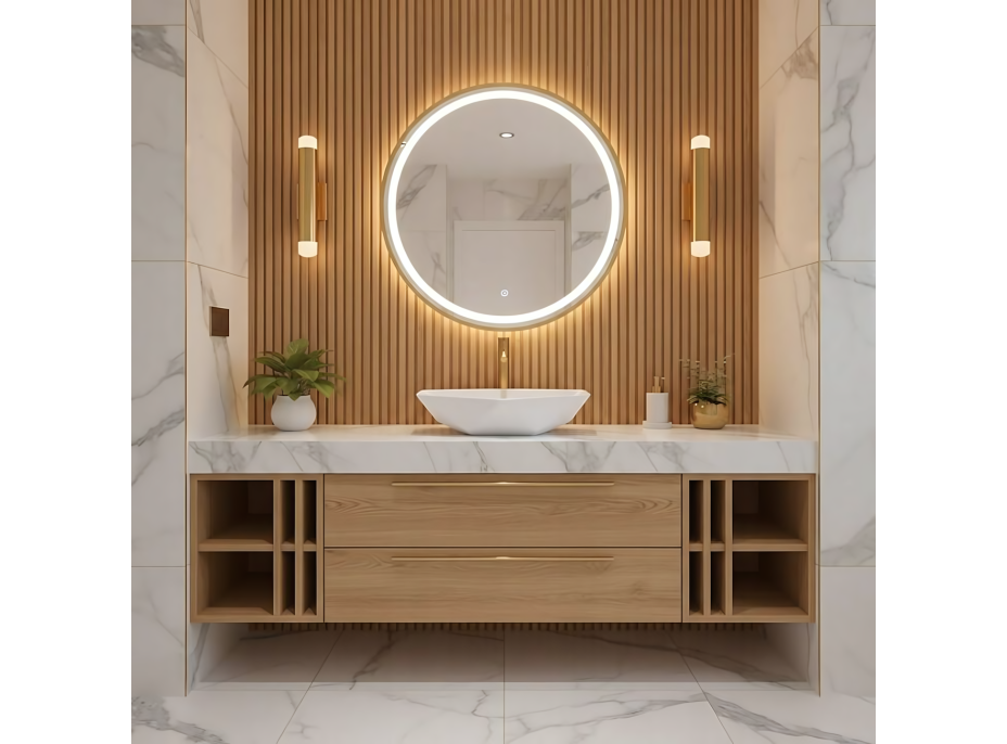 Keramické umývadlo BESARO EURUS - biele